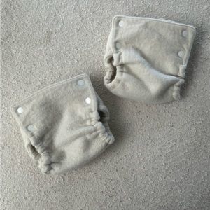 Babee Greens | Two Merino Wool Diaper Covers 0-6 Months